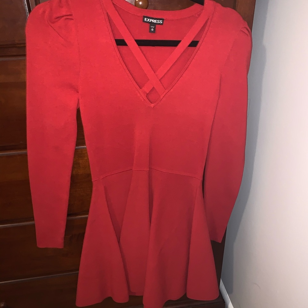 Knee length dress - Express